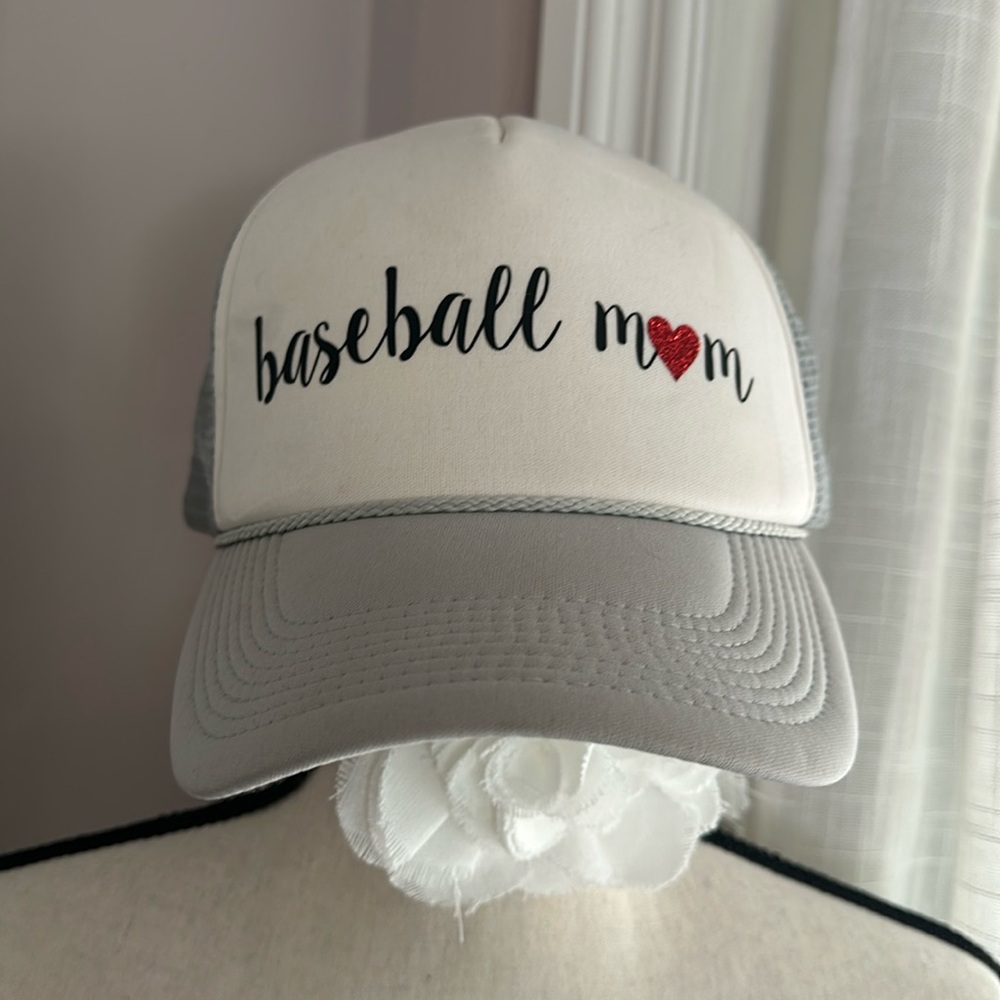 ⚾️ Etsy Baseball mom baseball trucker adjustable cap hat